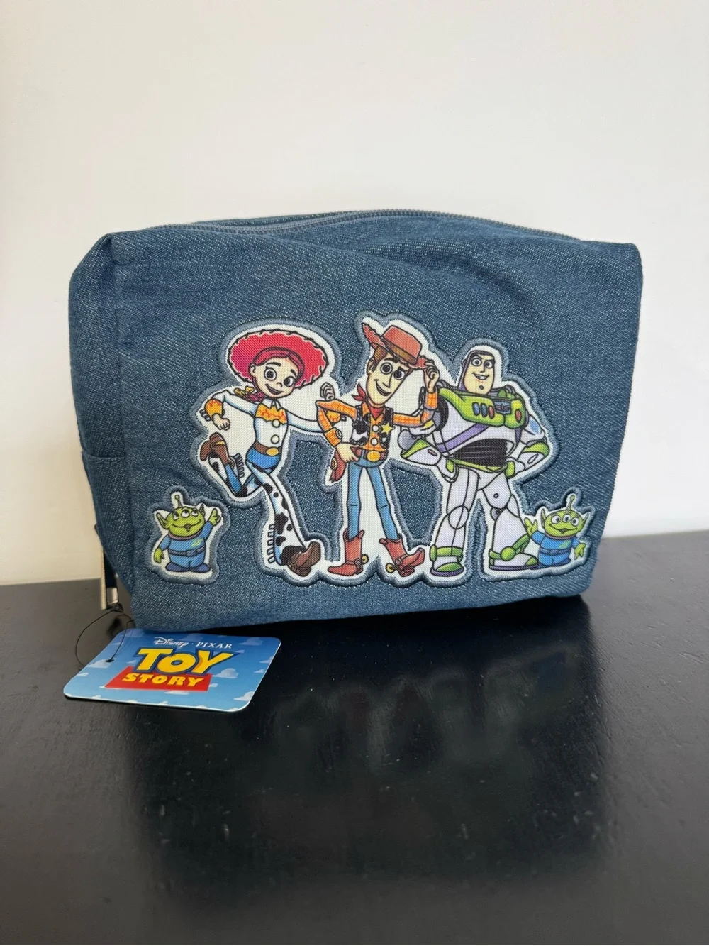 Disney Pixar Toy Story Denim Cosmetic Bag